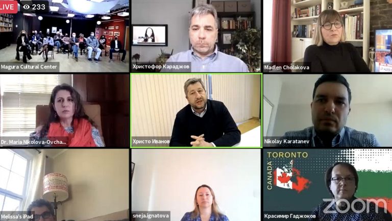 Виртуална среща на Христо Иванов със сънародници в САЩ и Канада